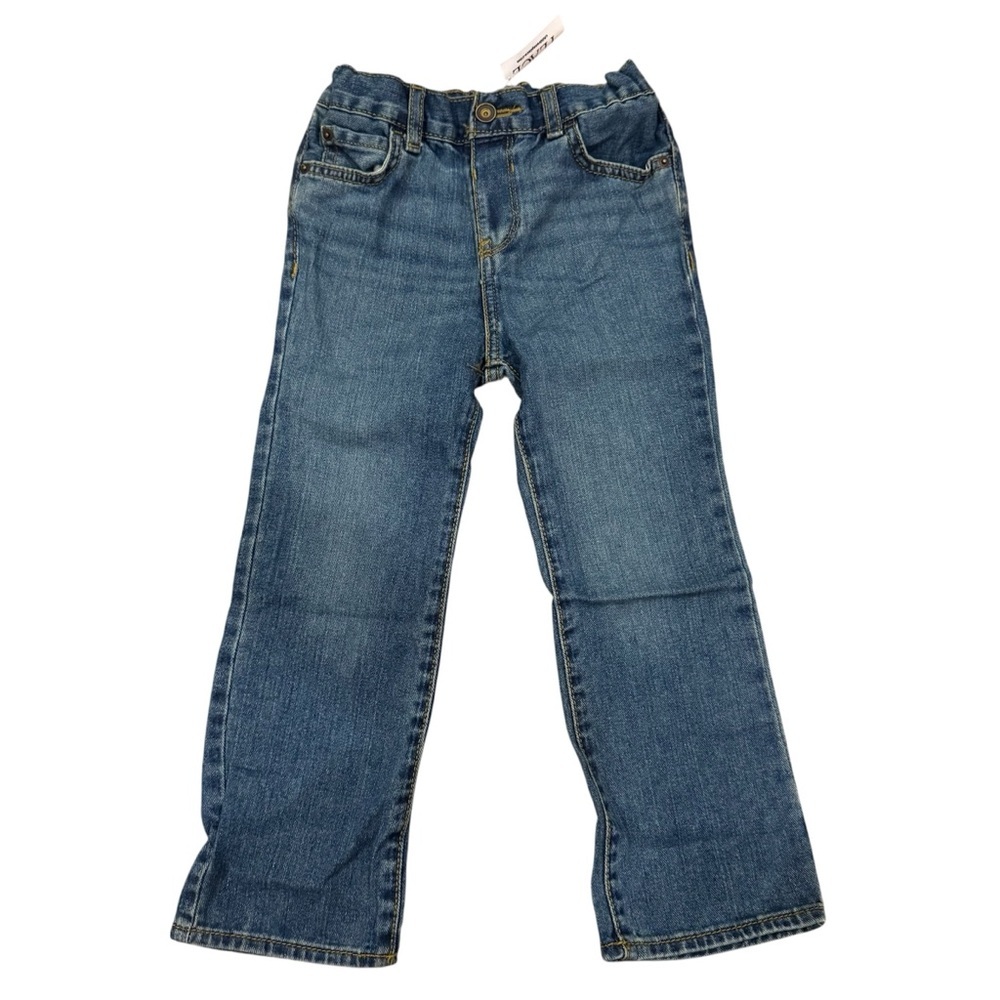 The Children’s Place Boys Bootcut Jeans 4T Butler Wash Denim NWT